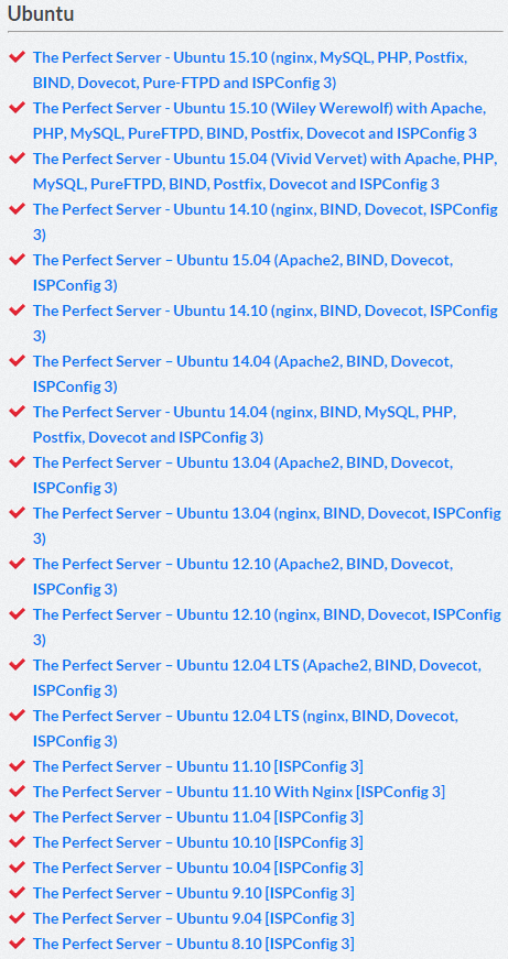 Ubuntu - The Perfect Server Guide